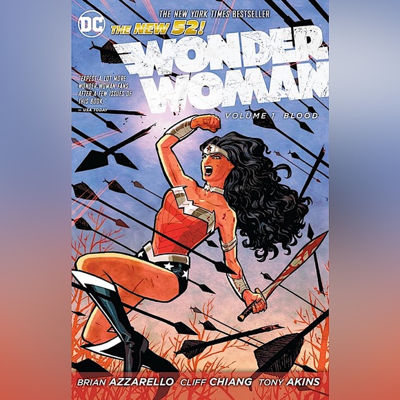 Wonder Woman, Vol. 1: Blood (The New 52) by Azzarello, Brian (2013) Paperback - Picture 1 of 3